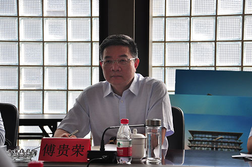 寧波市江北區(qū)區(qū)委副書記、區(qū)長傅貴榮一行蒞臨我公司調(diào)研指導工作